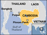 Poipet on map