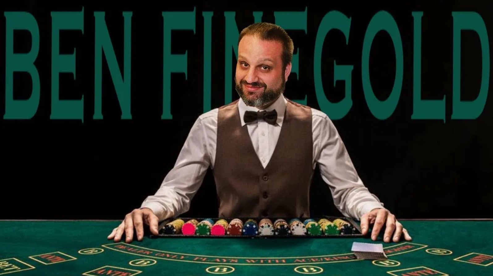 Профессиональный покерный крупье в казино