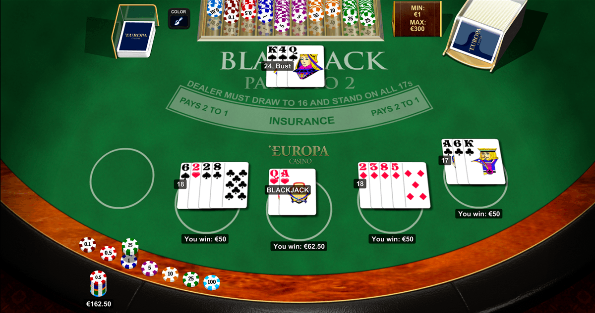 Блэкджек Progressive Blackjack от Playtech