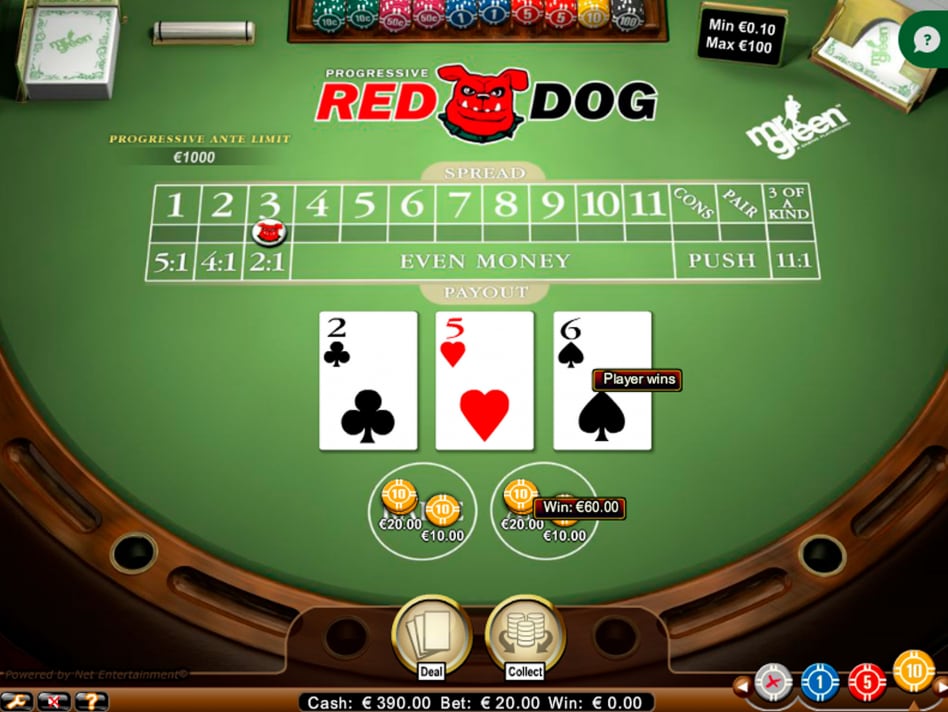 Red Dog игровые правила
