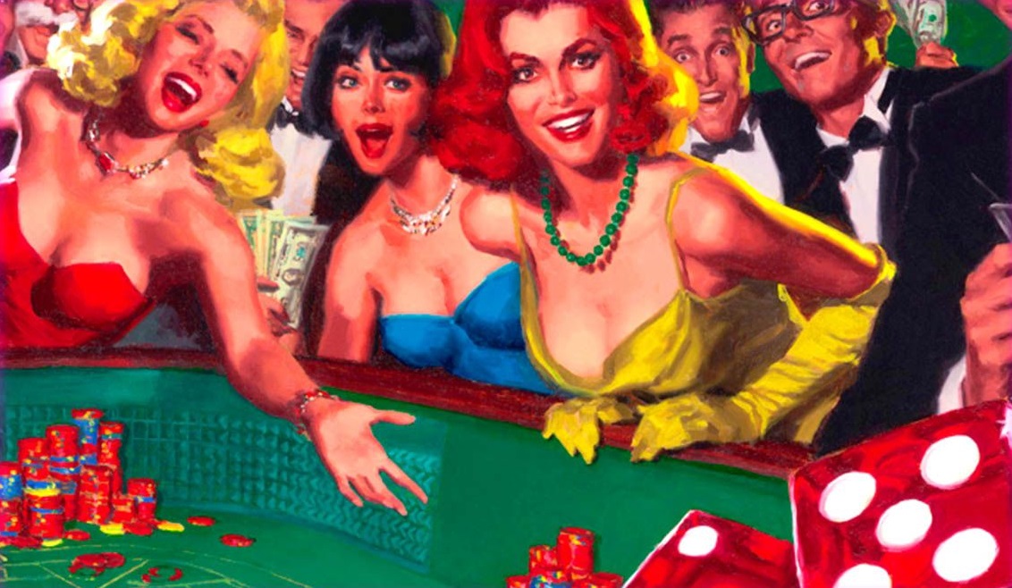 Женский пол тоже любит казино и азартные развлечения
