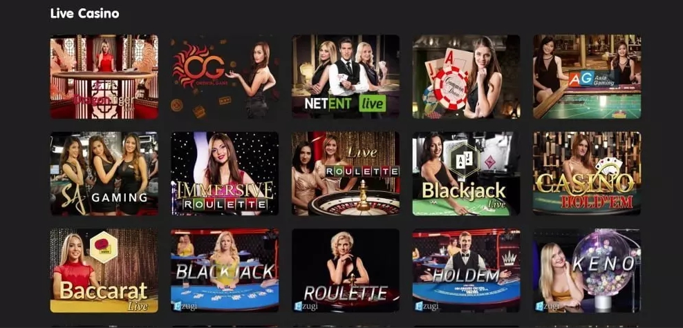 Live Casino - игры с живым дилером